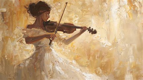 “The Violinist” – Một khoảnh khắc hoài niệm với nét chấm phá tinh tế và màu sắc trầm ấm!